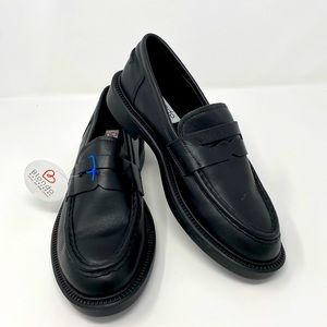 Blondo NWT Platform Chunky Halo Slip On Loafer Flats Fits like size 7.5 Black